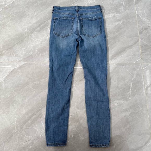 Women’s Free People Distressed High Rise Stretch Skinny Jeans 61855-16515125 - Picture 11 of 16